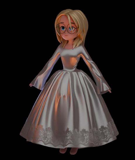 pureppusut73986's tweet photo. Lily Eklund is surprised! This is from a shot I imagine where Lily puts on a magic necklace in front of a mirror, and the necklace changes her outfit to a white long-sleeve satin gown, and she's all like "what the fuuuuuuuunk".
#PrincessLily #HerMercifulGrace https://t.co/MFSIjasoaq