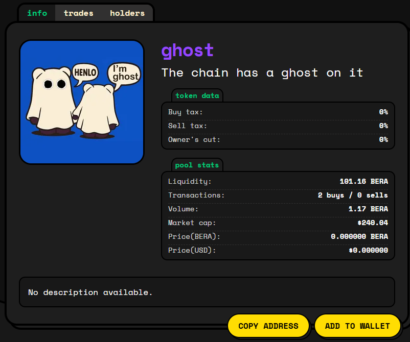 FREE $GHOST airdrop here!

C.A : 0x41c36a9b7a887f9991b4c15b239ef364aad02810

FOLLOW, LIKE, RT and
drop your address here! ( 24H )