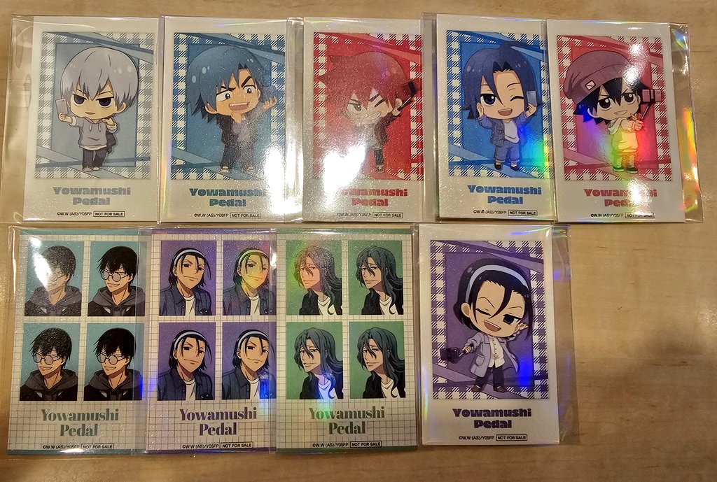 oomati821's tweet photo. 【交換】弱虫ペダル 中外 Portrait 特典

譲)等身
荒北、東堂、巻島

SD
黒田、東堂、鳴子、銅橋、悠人、真波

現地クリカ写真のキャラ(写真以外にも複数有)

求)通販手嶋   等身>sd 、現地等身

手渡しor郵送よろしくお願いします🙇‍♀️ https://t.co/sivNlqoHMA
