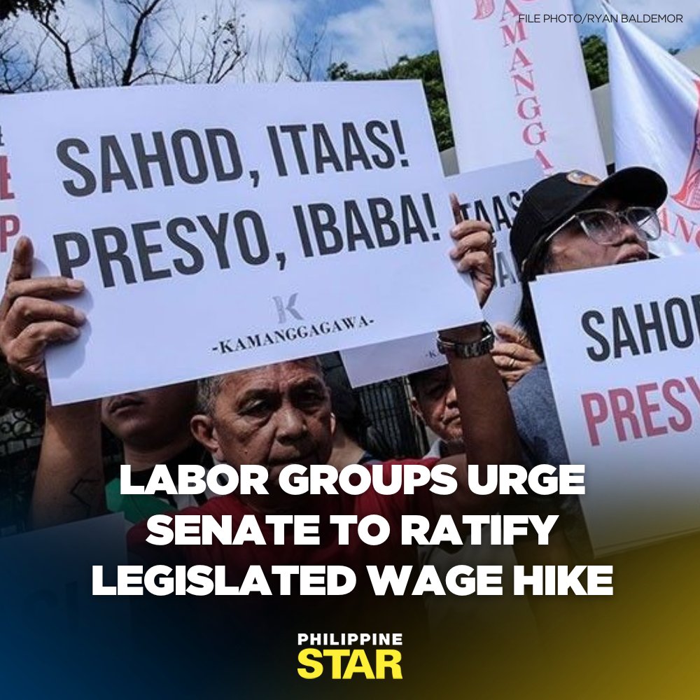 Even with the impeachment trial, labor groups on Sunday called on the Senate to convene the bicameral committee to reconcile and ratify the final version of the legislated hike bill. tinyurl.com/2td5ekkt