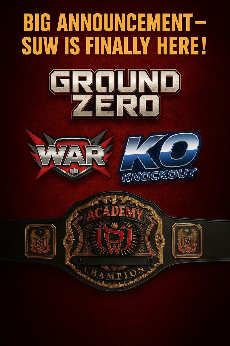 SUW Southwest Ultimate Wrestling (@suw2k) on Twitter photo Our Season has officially begun.
We're still taking applications for both WAR and KnockOut.
DM us for more info.
<a href="/GentsClubeSport/">Gentlemens Club</a> #EFed #WWE2K25 Our Season has officially begun.
We're still taking applications for both WAR and KnockOut.
DM us for more info.
<a href="/GentsClubeSport/">Gentlemens Club</a> #EFed #WWE2K25