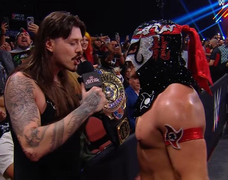 Fue un sueño estar el día de ayer en <a href="/WWE/">WWE</a> y el reto que recibí de parte de Dominik hora quiero un mano a mano en mi casa AAA espero ese reto llegue 

Gracias mis dragones por estar apoyando