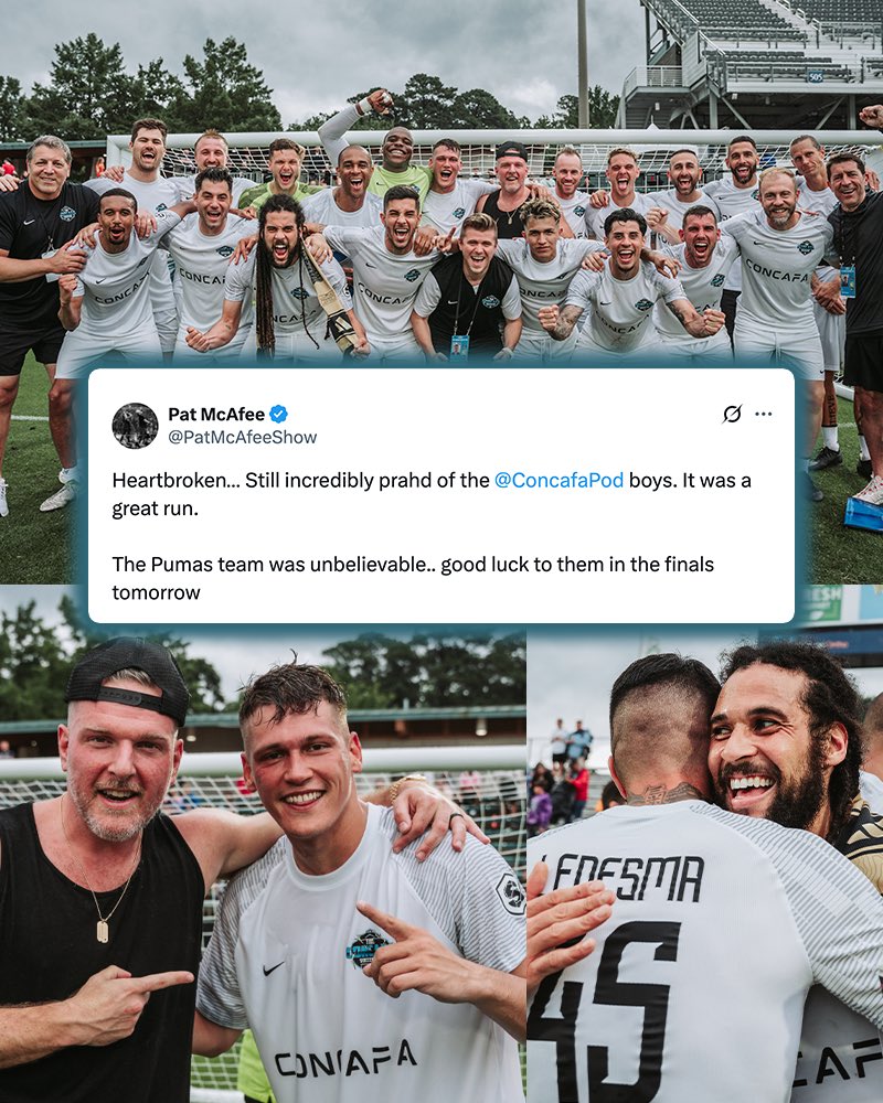 Another ELECTRIFYING run for Pat &amp; the boys!

Thank you, Concafa🙌⚽️