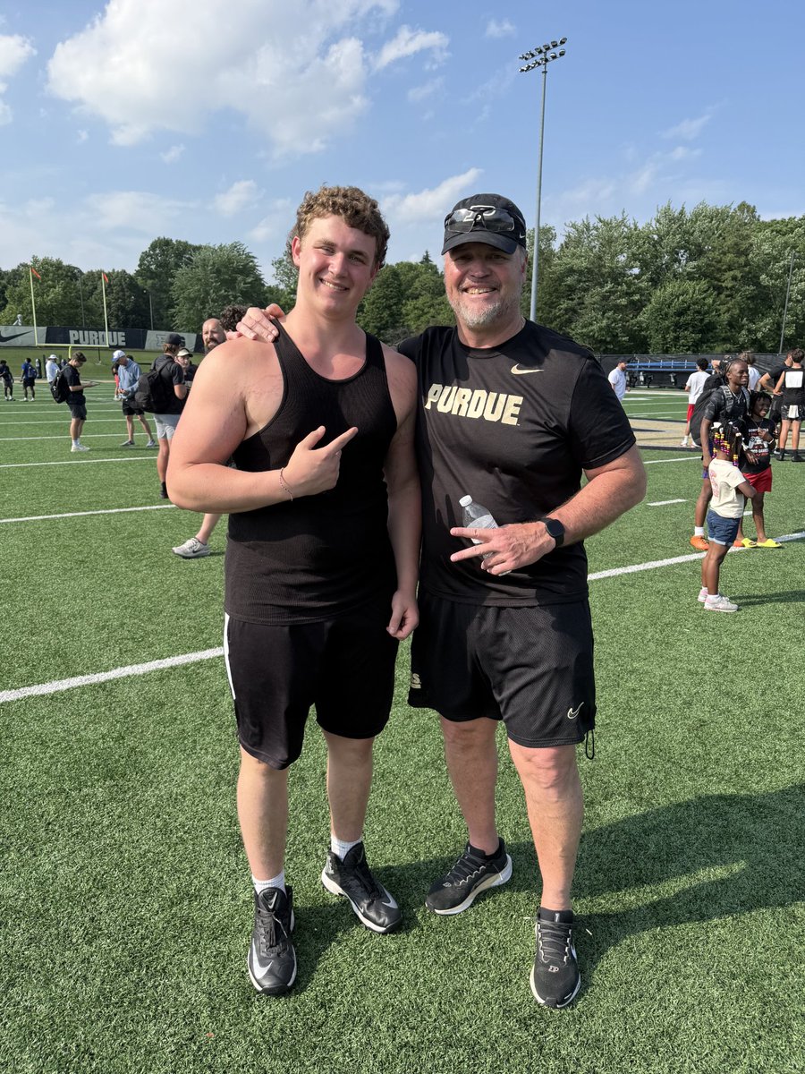 Nick Vecrumba (@nickvecrumba27) on Twitter photo Had a great time back at <a href="/BoilerFootball/">Purdue Football</a> for their camp today. Loved competing and getting coached by Coach Vice like always. Can't wait to be back soon!
<a href="/BHSdogsfootball/">BHS Football</a> <a href="/JSimmons_Purdue/">Jason Simmons</a> <a href="/VanceVice/">Coach Vance Vice</a> <a href="/CoachJohnson_us/">Jared Johnson</a> <a href="/bradodom/">Coach B.O.</a> <a href="/BrandenSharpe23/">Branden Sharpe</a> <a href="/TomLoy247/">Tom Loy</a> <a href="/AllenTrieu/">Allen Trieu</a> <a href="/OscarFrye18TD/">Oscar Frye</a> Had a great time back at <a href="/BoilerFootball/">Purdue Football</a> for their camp today. Loved competing and getting coached by Coach Vice like always. Can't wait to be back soon!
<a href="/BHSdogsfootball/">BHS Football</a> <a href="/JSimmons_Purdue/">Jason Simmons</a> <a href="/VanceVice/">Coach Vance Vice</a> <a href="/CoachJohnson_us/">Jared Johnson</a> <a href="/bradodom/">Coach B.O.</a> <a href="/BrandenSharpe23/">Branden Sharpe</a> <a href="/TomLoy247/">Tom Loy</a> <a href="/AllenTrieu/">Allen Trieu</a> <a href="/OscarFrye18TD/">Oscar Frye</a>