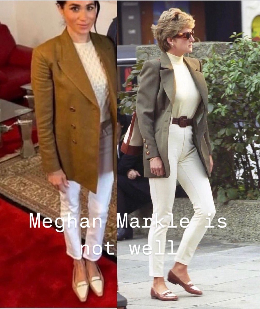 Keep trying Sussex Squad, we have way too much evidence that Meghan Markle is a deranged Diana stalker.