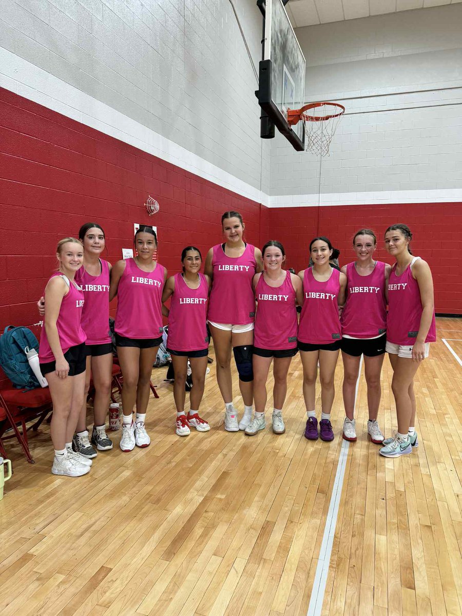 All of my people in the same place! Loved watching all of these Lady Pats! A successful weekend at Tech team camp growing together and getting better. The grass is greener where you water it, and we are watering it STRONG! ❤️💙🤍🏀