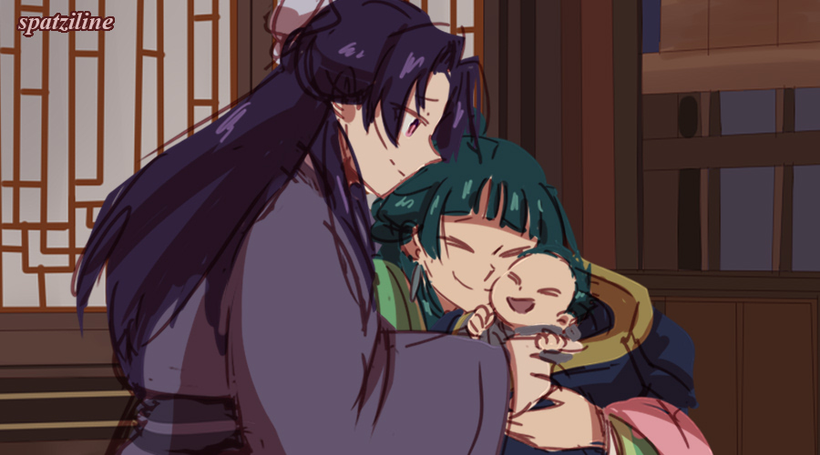 NEW YT COMIC VID! Jinshi finally gets reunited with Maomao and baby (Impossible Fanchild AU) 

HOPE YOU ENJOY! Channel: spatziline #kusuriyanohitorigoto #TheApothecaryDiaries