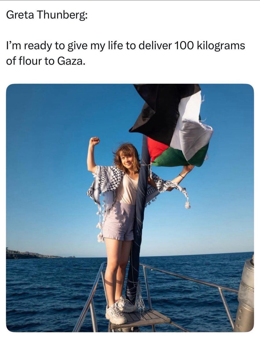 🚨BREAKING: Among those kidnapped by the Israeli army from the Madleen crew is <a href="/GretaThunberg/">Greta Thunberg</a> , along with several other international activists.

The humanitarian vessel was intercepted while carrying aid and peaceful volunteers to Gaza.