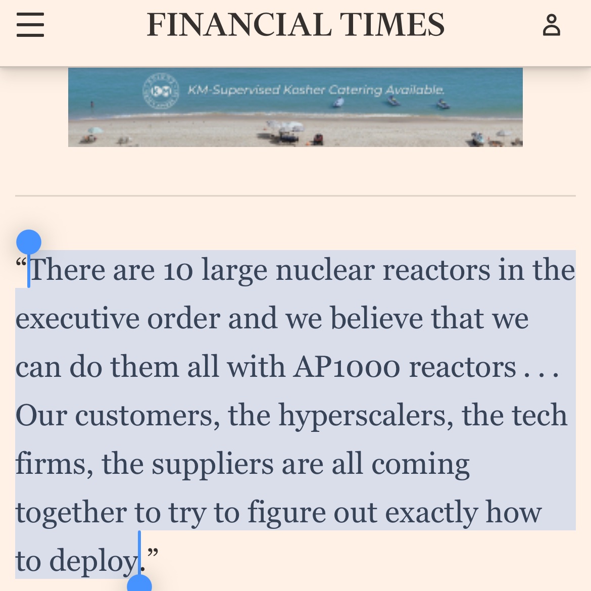 Big Nuclear news this weekend.