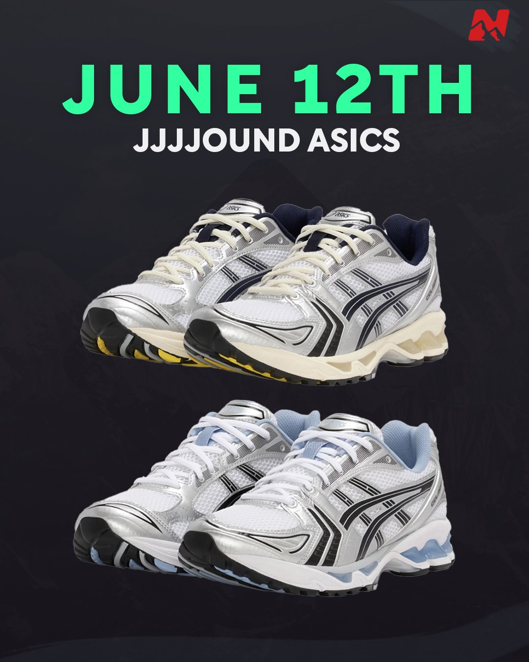 ASICS x JJJJound Gel-Kayano 14 'Silver Black' 1201A457-101