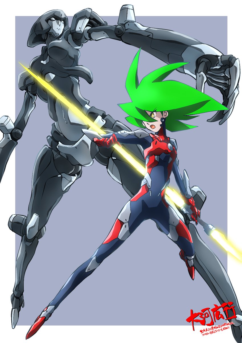 頭空っぽラクガキ１０１１
「超人ロック」から「ロックとニケ」
 #超人ロックの日 なので描いた。
やっぱり超人ロックといえばニケが好きだし印象に残ってます。