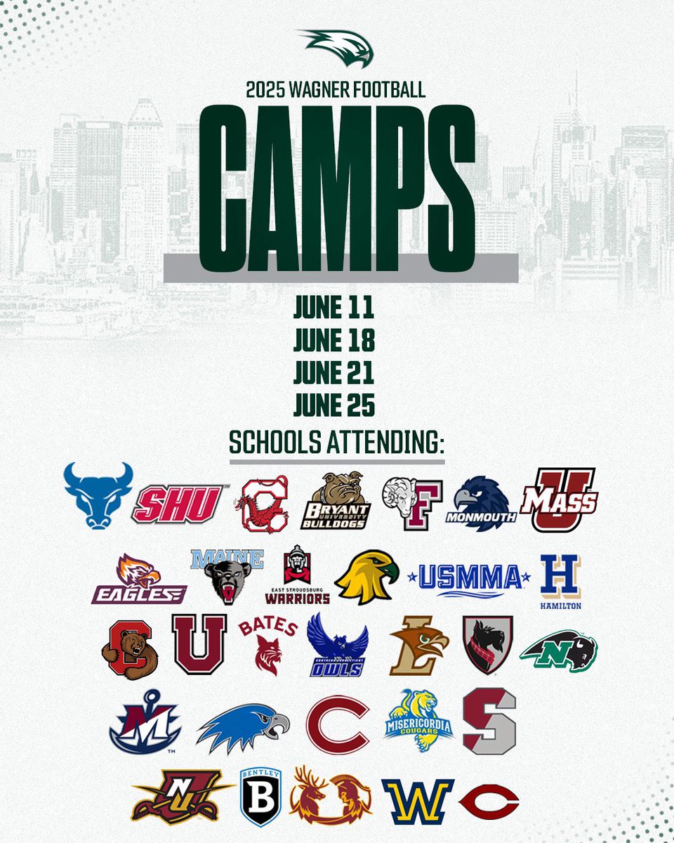 Alexander Citrullo (@alexcit53) on Twitter photo With a slight change of plans…I’m extremely excited to say I’ll be at Wagner College with <a href="/Wagner_Football/">Wagner College Football</a> on Tuesday for a tour and Wednesday 6/11 for their first prospect camp! Can’t wait to get on campus and put in the work! See you soon <a href="/FBCoach_Sino/">Terence Sino</a>
<a href="/Coach_Pnode/">Dave Patenaude</a> With a slight change of plans…I’m extremely excited to say I’ll be at Wagner College with <a href="/Wagner_Football/">Wagner College Football</a> on Tuesday for a tour and Wednesday 6/11 for their first prospect camp! Can’t wait to get on campus and put in the work! See you soon <a href="/FBCoach_Sino/">Terence Sino</a>
<a href="/Coach_Pnode/">Dave Patenaude</a>
