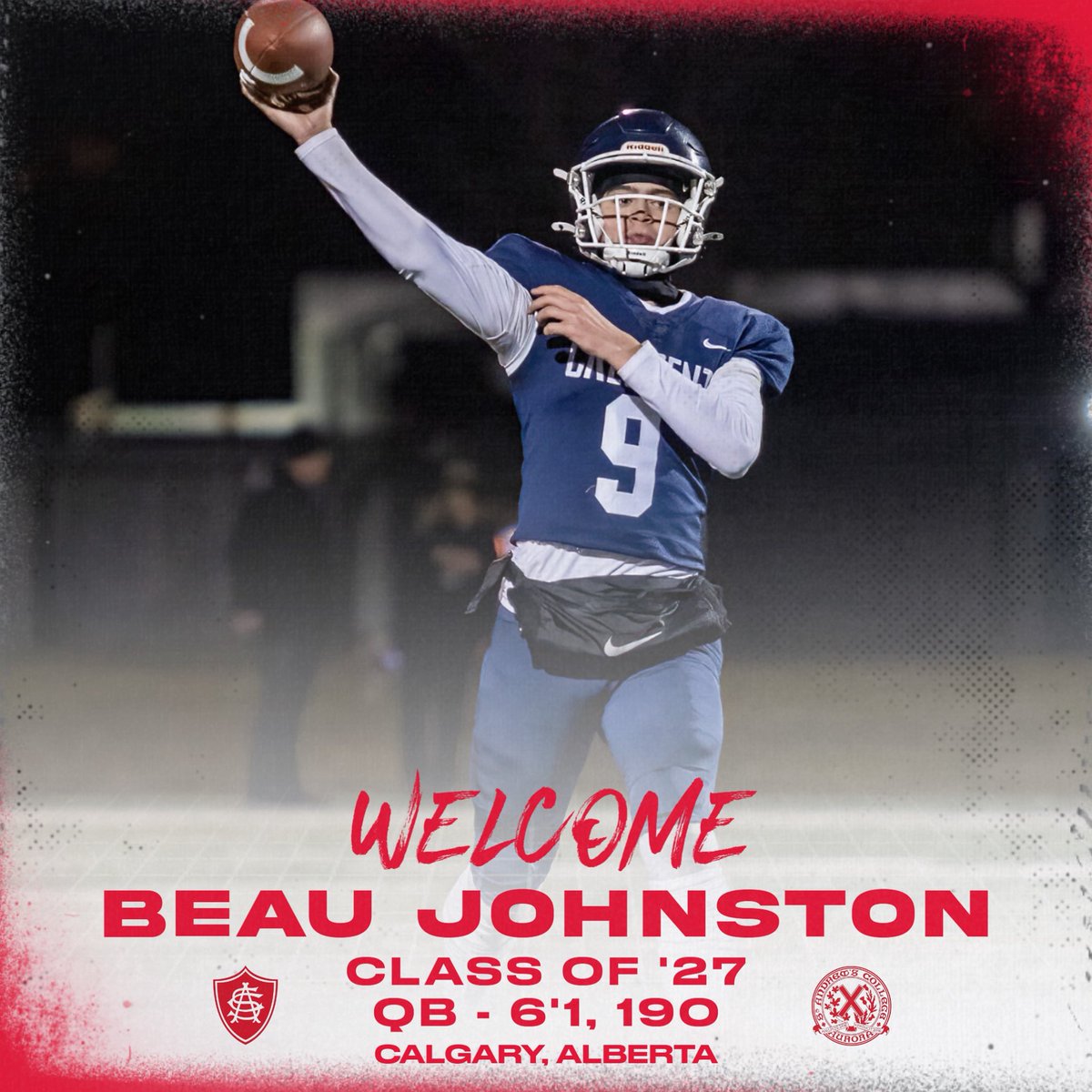 We are excited to welcome Class of ‘27, 6’1, 190 lbs QB Beau Johnston to the SAC Football Family!  
Let’s work! ❌
#team126 
#bilaidir