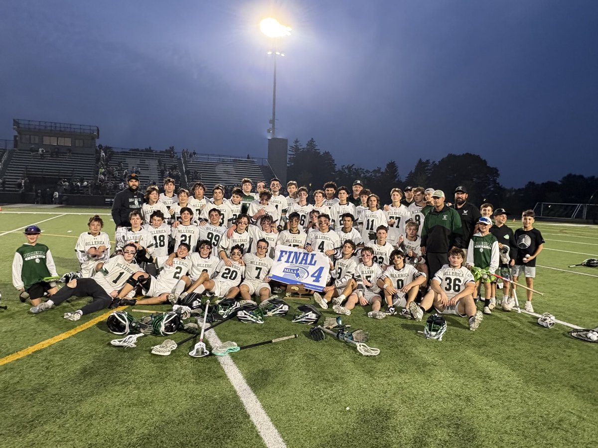 Big Win for the INDIANS!
Billerica 11.  Walpole 6 
Heading to the FINAL 4
⁦<a href="/MIAA033/">MIAA</a>⁩ ⁦<a href="/BMHSIndians/">BMHS</a>⁩