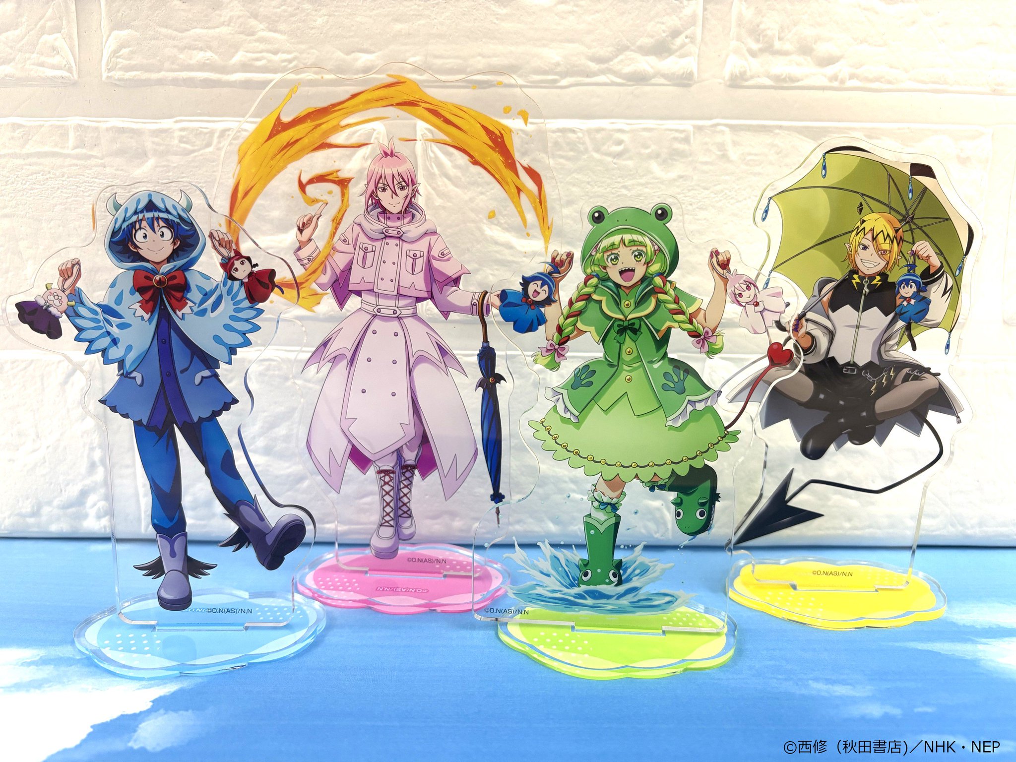 シャックス・リード　雨の日　缶バッジ　HMV 魔入りました！入間くん　アップ 魔入りました入間くん トレーディング トレーディング缶バッジ