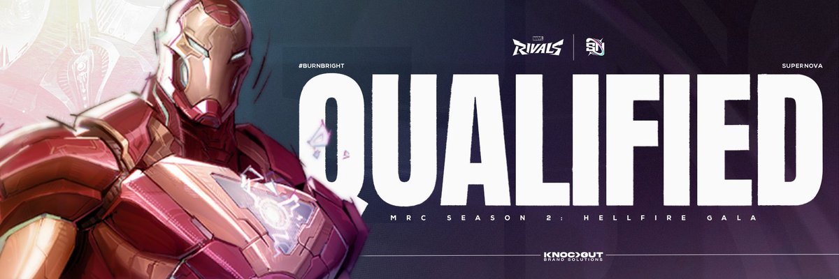 NEW STARS NEW LIMITS🌟

GGs to everyone we played today!

We finish the EMEA qualifier with a 9-1 W/L record to qualify for the double elimination bracket of the <a href="/MarvelRivals/">Marvel Rivals</a> season 2 Championship!

#BurnBright💫| #SNWIN | #MarvelRivals