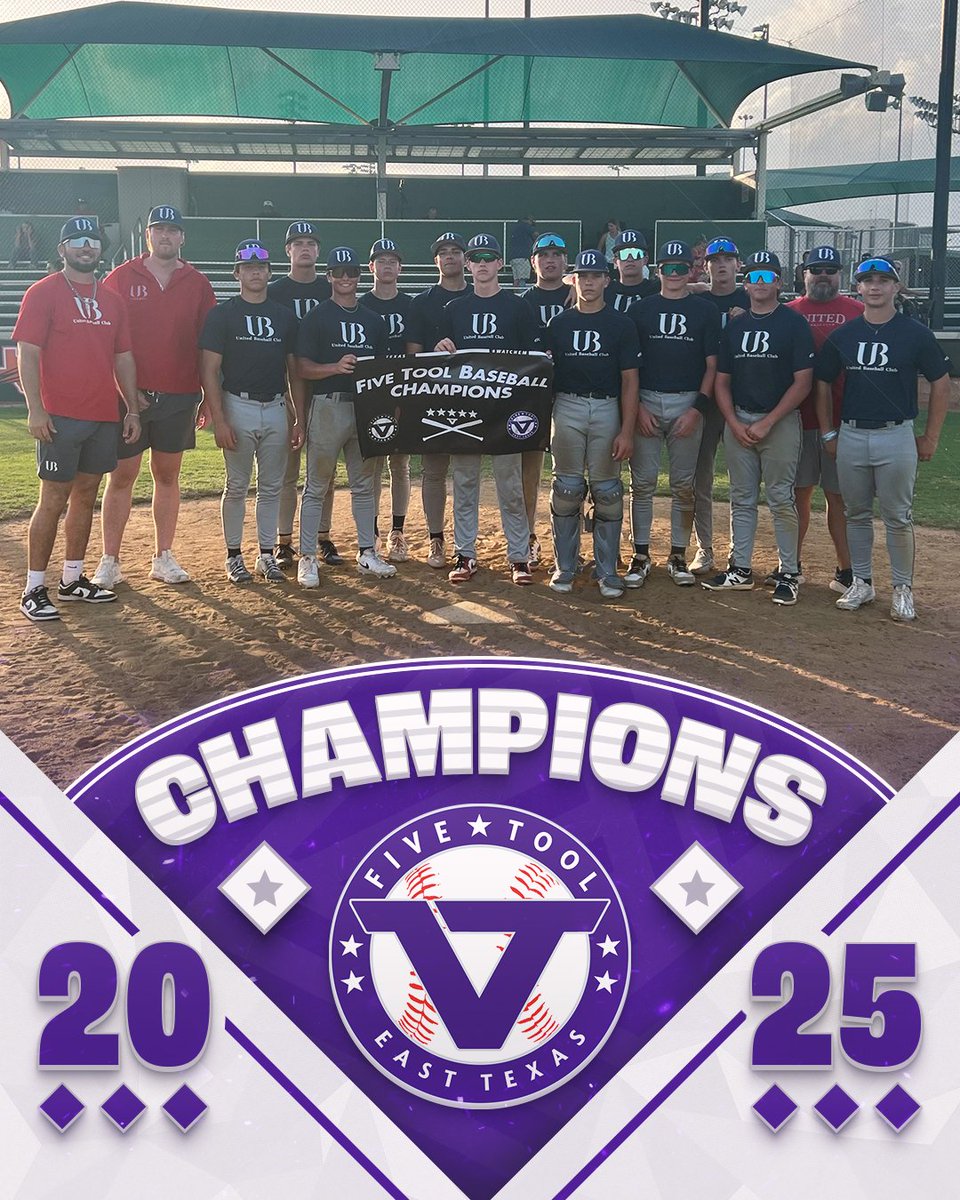 âśFive Tool Texasâś (@fivetooltexas) on Twitter photo 🏆CHAMPIONS🏆
Congrats to <a href="/UnitedBC_USA/">United Baseball Club</a> Gavin 2028 on winning the 15U/16U Division of the <a href="/FiveTool/">Five Tool Baseball</a> UT Dallas Classic!
#WatchEm 🏆CHAMPIONS🏆
Congrats to <a href="/UnitedBC_USA/">United Baseball Club</a> Gavin 2028 on winning the 15U/16U Division of the <a href="/FiveTool/">Five Tool Baseball</a> UT Dallas Classic!
#WatchEm