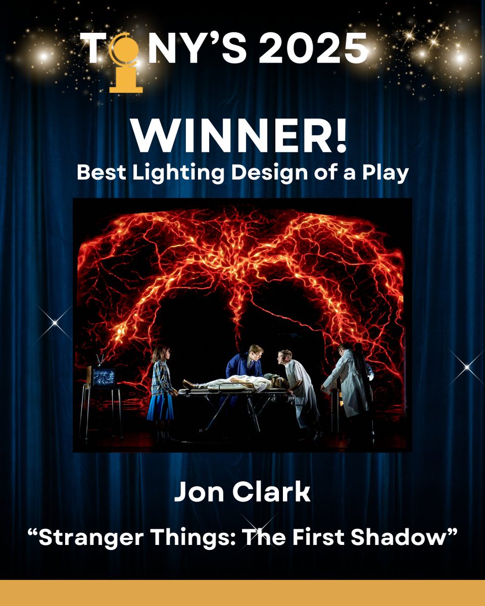 British Consulate NY π¬π§ (@ukinnewyork) on Twitter photo Congratulations to British designer Jon Clark β winner of the Tony Award for Best Lighting Design of a Play! <a href="/STonBroadway/">Stranger Things on Broadway</a> #TonyAwards Congratulations to British designer Jon Clark β winner of the Tony Award for Best Lighting Design of a Play! <a href="/STonBroadway/">Stranger Things on Broadway</a> #TonyAwards