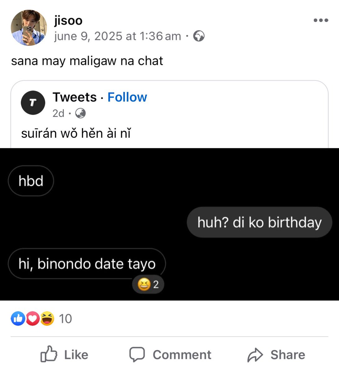 dprjww's tweet photo. a #jihan few tweets au

sino ba kasi nagpauso ng binondo date na ‘yan? https://t.co/jQOHPercAQ