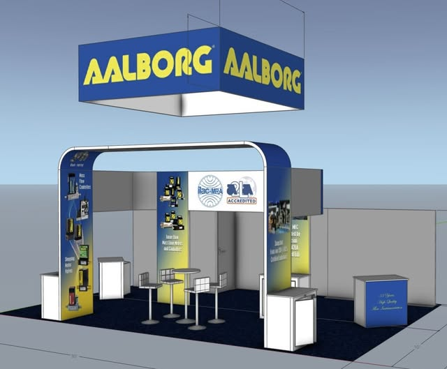 aalborgflow's tweet image. Here is our newest booth design, come visit at ANALYTICA25 in Columbus, Ohio, September 10-12. We are proud to introduce our robust, new corrosion-resistant Mass flow controllers. These differential pressure, laminar mass/volumetric devices are state-of-the-art.
