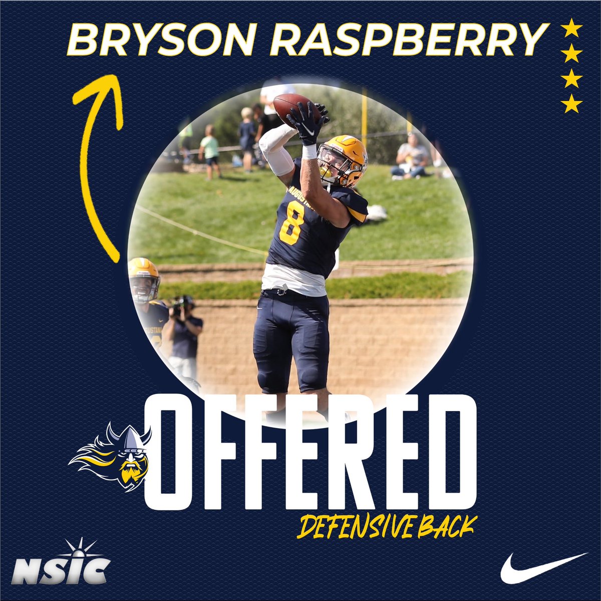 Bryson Raspberry (@brysonrazz) on Twitter photo I’m truly blessed to say after a conversation with <a href="/CoachOJ_/">Jerry Olszewski</a> , <a href="/CoachDrew18/">Drew Loudenback</a> and <a href="/CoachSipple/">Mark Sipple</a> I have officially received my first offer to play at the next level! <a href="/KelvinHunter21/">Kelvin Hunter(Coach Hunt)</a> <a href="/WFCoachCampbell/">Steve Campbell</a> <a href="/WFFootballTeam/">WF Football Boosters</a> <a href="/GoAugie/">Augustana Vikings</a> I’m truly blessed to say after a conversation with <a href="/CoachOJ_/">Jerry Olszewski</a> , <a href="/CoachDrew18/">Drew Loudenback</a> and <a href="/CoachSipple/">Mark Sipple</a> I have officially received my first offer to play at the next level! <a href="/KelvinHunter21/">Kelvin Hunter(Coach Hunt)</a> <a href="/WFCoachCampbell/">Steve Campbell</a> <a href="/WFFootballTeam/">WF Football Boosters</a> <a href="/GoAugie/">Augustana Vikings</a>