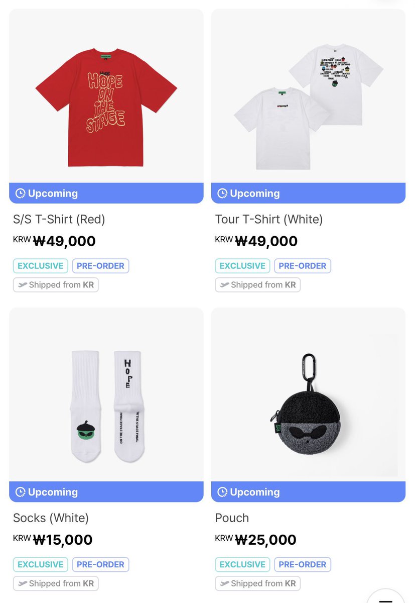 j-hope TOUR FINAL MERCHANDISE ポーチ HOPE ON THE STAGE FINALT