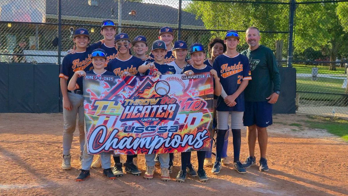 Florida Burn Tampa (@flburntampa) on Twitter photo Congratulations to our 13U Team, champions of the <a href="/USSSABSBL/">USSSA Baseball</a> Throw The Heater Tournament! Well done boys! Congratulations to our 13U Team, champions of the <a href="/USSSABSBL/">USSSA Baseball</a> Throw The Heater Tournament! Well done boys!