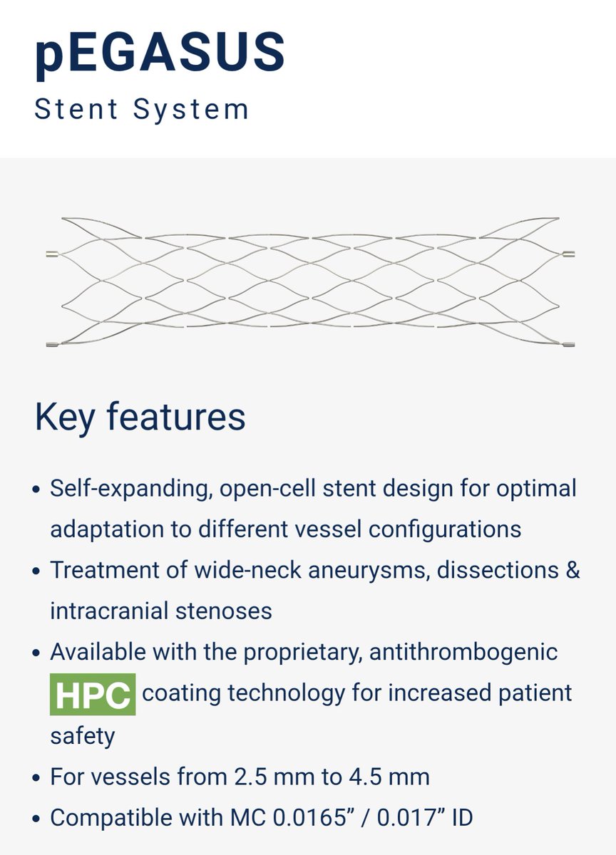 Promising results for the Pegasus #stent in intracranial arterial stenosis, even as rescue after failed #thrombectomy 

#stroke #neuroir

jnis.bmj.com/content/17/6/6…