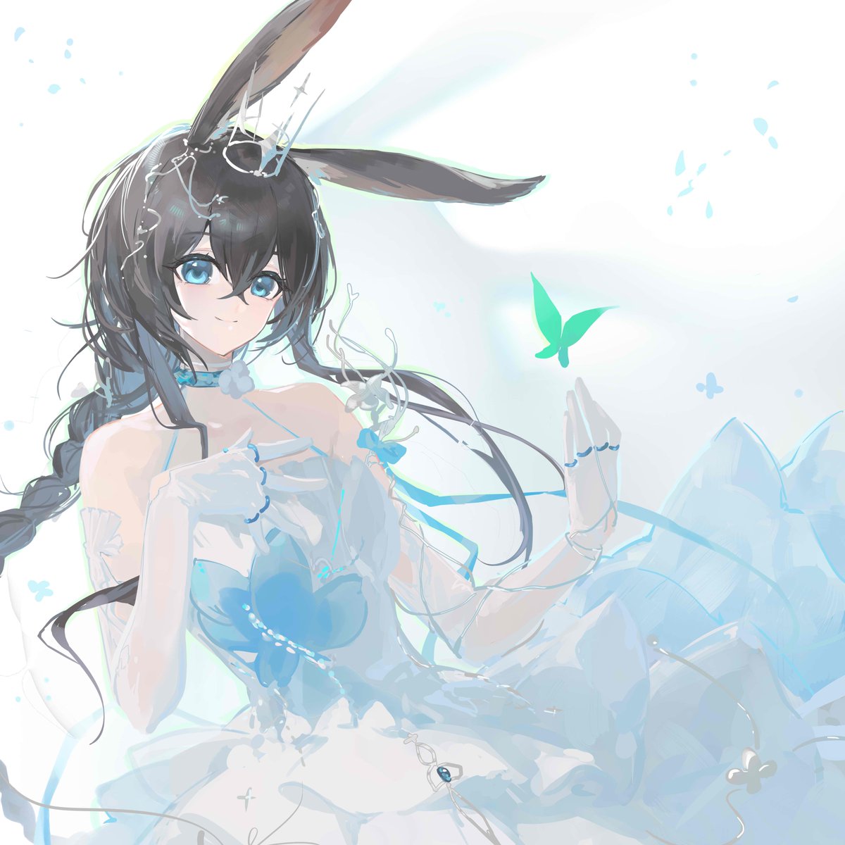 Day25 兔子*4 
#100日チャレンジ #100DayChallenge #Arknights #Amiya