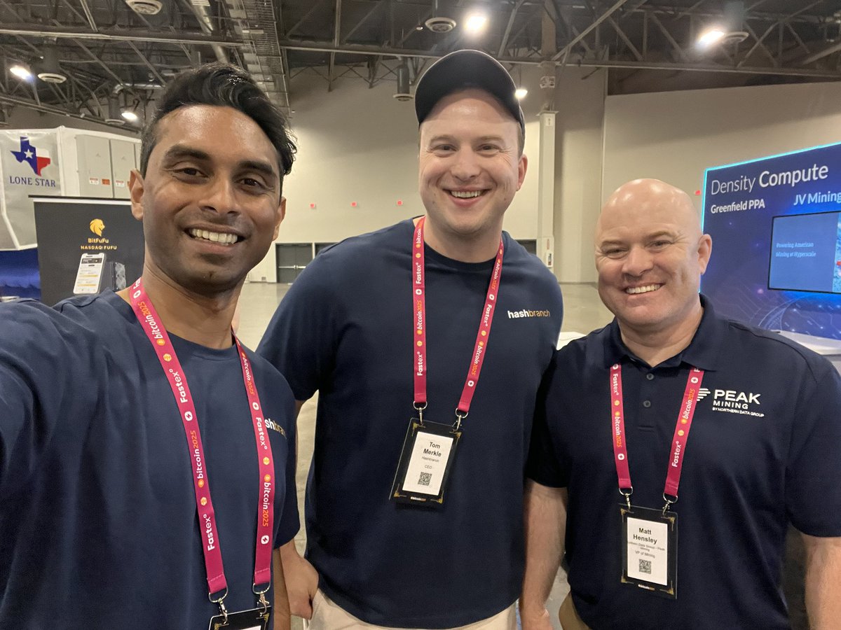 hashbranch's tweet image. The team is down in Vegas for @TheBitcoinConf! 🇺🇸🟧⛏️

Come check us out at booth 813!