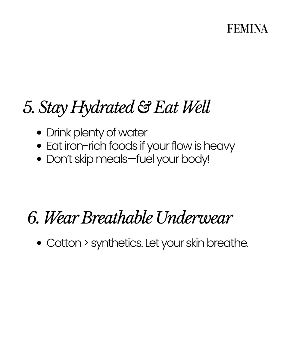 FeminaIndia's tweet photo. Your period deserves care—and so do you.🩸
This #MenstrualHygieneDay, here’s your go-to checklist to stay fresh, healthy, and empowered during your cycle.
Save it. Share it. Talk about it.
#Femina #MenstrualHygieneDay #PeriodChecklist #FeminaHealth #PeriodCare #FeminineHygiene https://t.co/oBmkBBTiG5