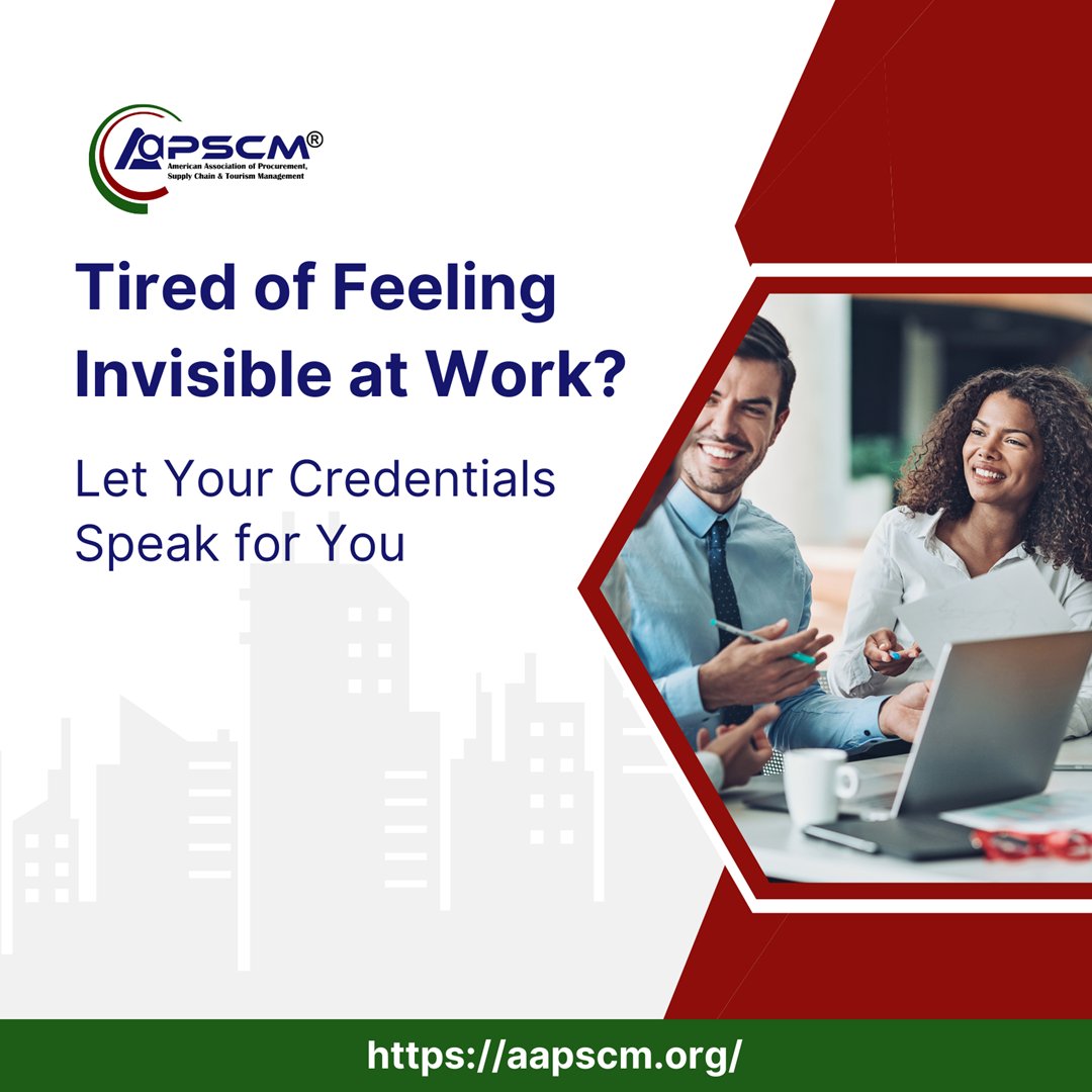 aapscm's tweet image. If you’re putting in the work but not getting the recognition, it’s time to change the game.
AAPSCM® empowers you to:
✅Stand out with globally respected credentials

#NoMoreInvisible #BeRecognized #AAPSCMRespect #careeradvancement 

🔥Visit Us: aapscm.org
