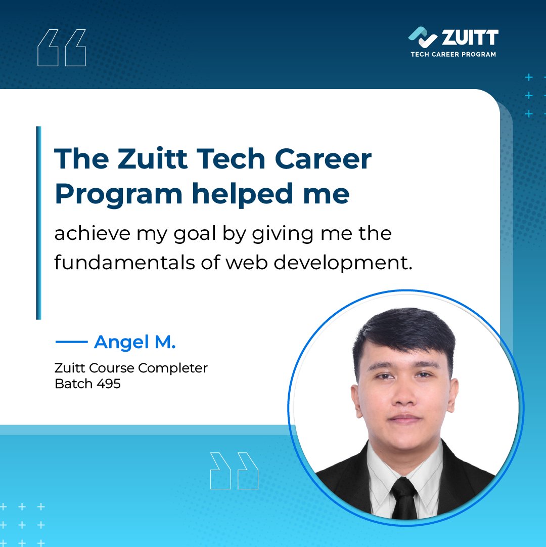 zuittco's tweet photo. More than just a program – it's your launchpad. Book a free online consultation here: https://t.co/DarXwEUAXH

#Zuitt #TechCareer #WebDevelopment #CodingJourney #FutureIsTech #TechCareerProgram #Tech #CareerShift #TechFundamentals https://t.co/5NQpJDgWbF