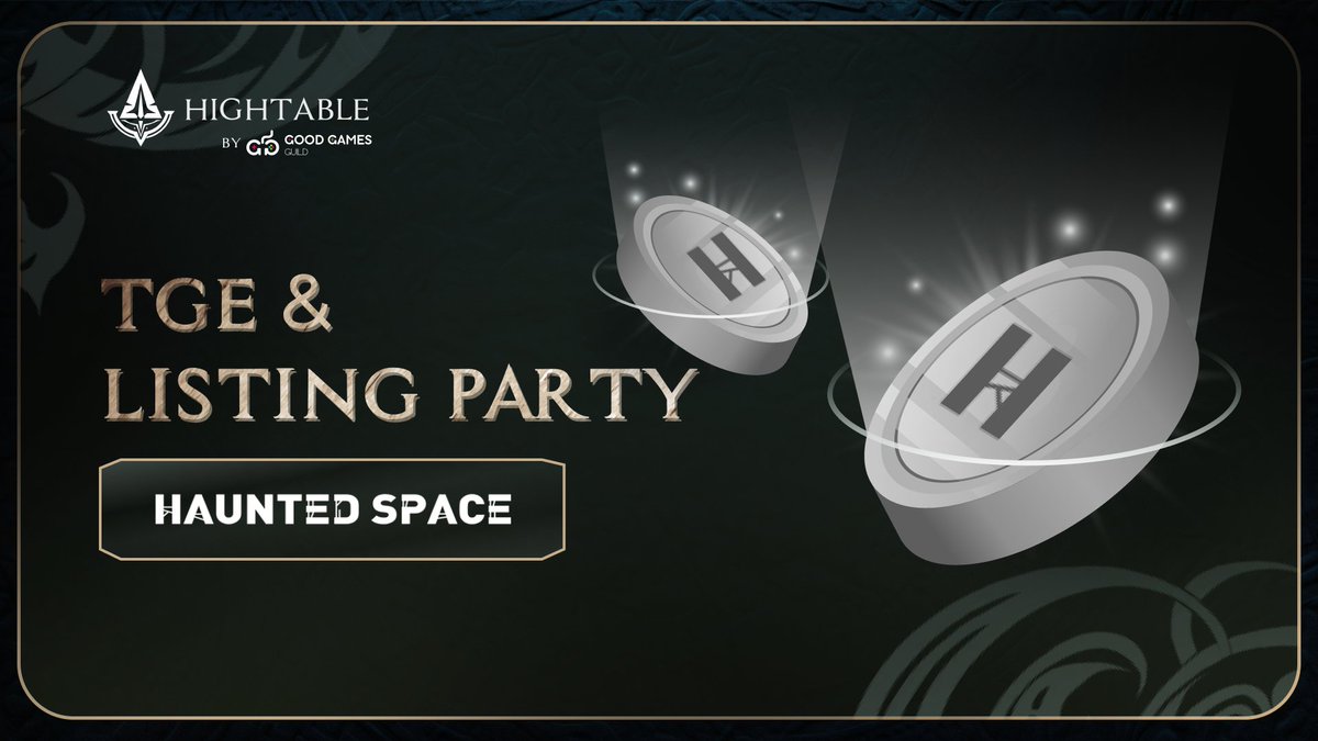 Hightable — Launchpad and Accelerator 🔱 (@hightable_ofc) on Twitter photo 🚀 GAGA Token Claim and Listing Party is coming!
Exciting news awaits! <a href="/HauntedSpace_/">Haunted Space🔺 - TGE MAY 29</a> ( $GAGA ) Token Claim and Listing Party is approaching, marking a pivotal moment in our collective journey.
Token Claim and Listing Schedule
✨TGE Date and Time: 29/05/2025 (time tbd) 🚀 GAGA Token Claim and Listing Party is coming!
Exciting news awaits! <a href="/HauntedSpace_/">Haunted Space🔺 - TGE MAY 29</a> ( $GAGA ) Token Claim and Listing Party is approaching, marking a pivotal moment in our collective journey.
Token Claim and Listing Schedule
✨TGE Date and Time: 29/05/2025 (time tbd)