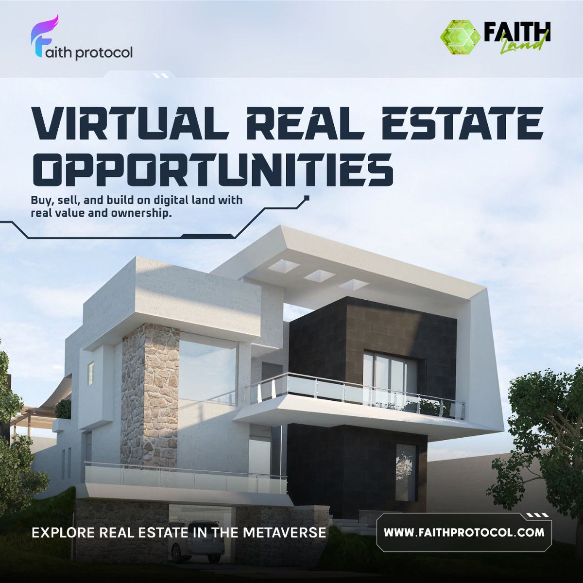 abhinabh_m26321's tweet photo. VIRTUAL REAL ESTATE OPPORTUNITIES 🏡🌐
Welcome to the future of land ownership.

Ready to claim your spot in the metaverse?
Start now at https://t.co/G4nbPbh8sx

#VirtualRealEstate #FaithMetaverse #DigitalOwnership #Web3Land #MetaBuilders #FaithProtocol #OwnTheFuture #Metaverse https://t.co/qixAqymdTS