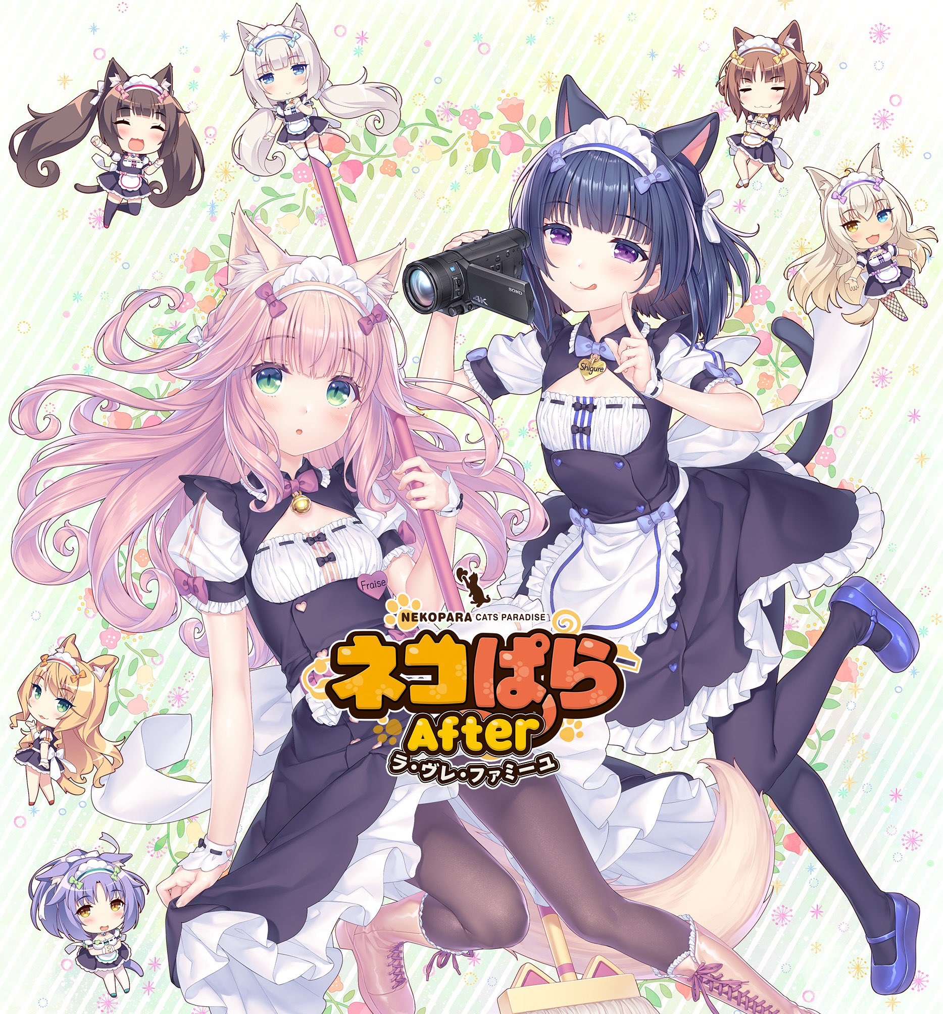 NEKO WORKs NEKOPARA　ネコぱら　Tシャツ　Mサイズ　未開封 ソレイユ店員制服ネームプレート バニラVer. [ネコぱら