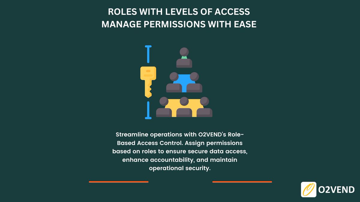O2Vend's tweet image. Streamline operations with O2VEND’s Role-Based Access Control. Assign role-specific permissions to ensure data security and boost accountability.
Learn More: tinyurl.com/277uy423
#RoleBasedAccessControl #BusinessManagement #DataSecurity #EmployeePermissions