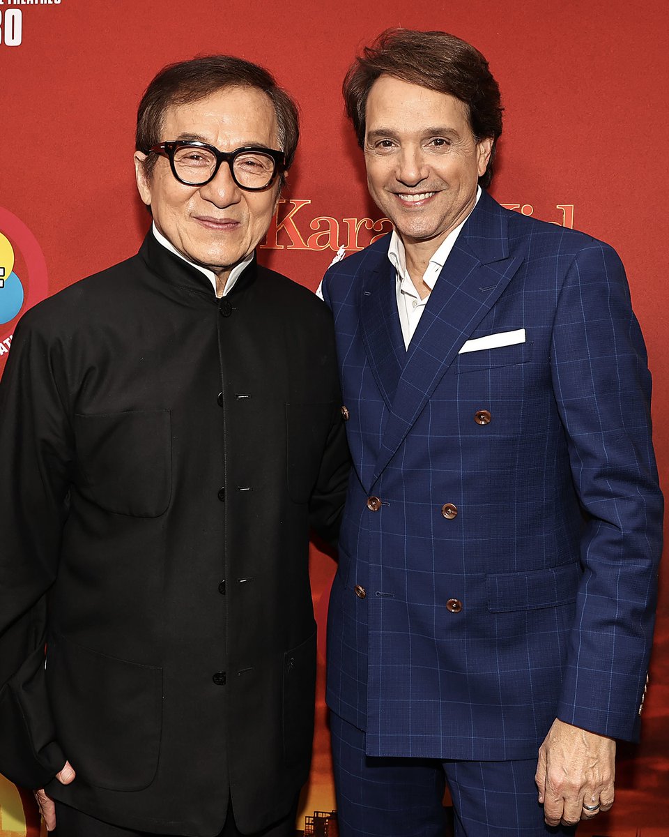 Shifu and Sensei at the Karate Kid: Legends premiere! #KarateKidMovie