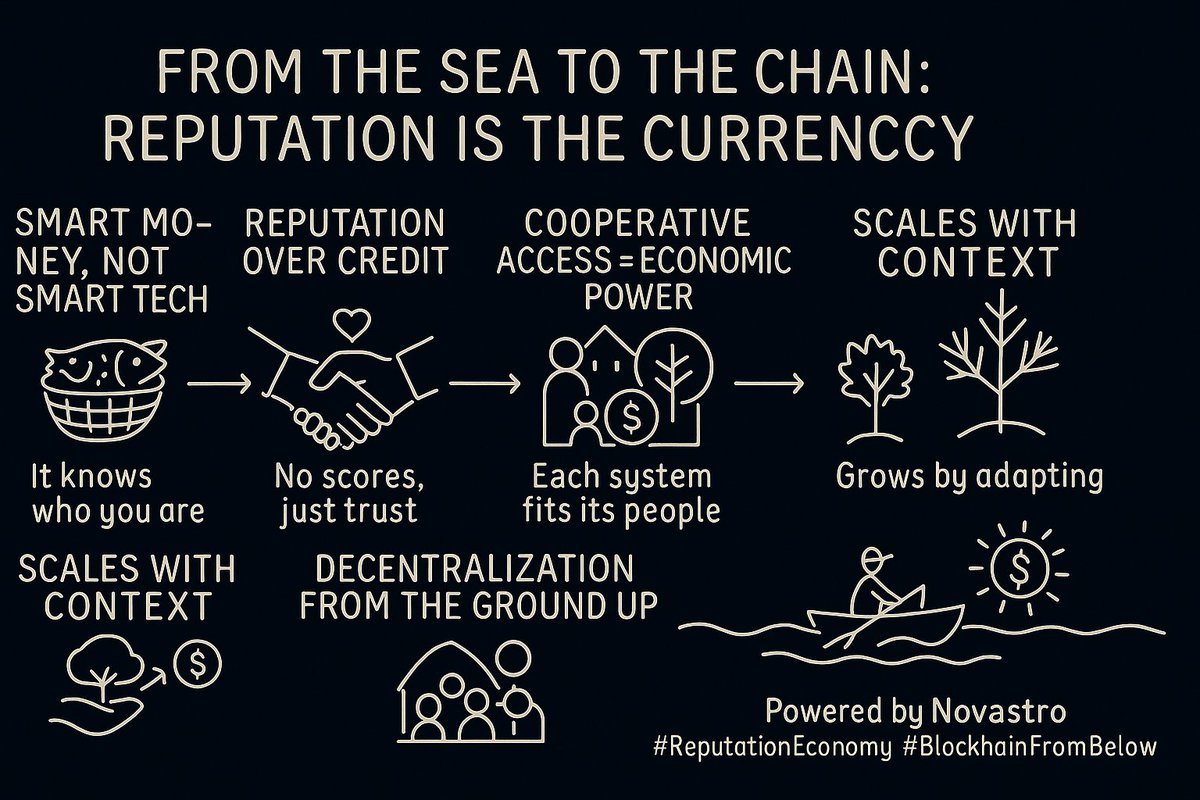 A group of fishermen in the hamlet of Lema stopped putting their seafood in a cooperative and instead put it in a wallet that was linked to a blockchain network. They call it "smart money" not because it can grow, but because it knows who they are.

Novastro is more than simply a