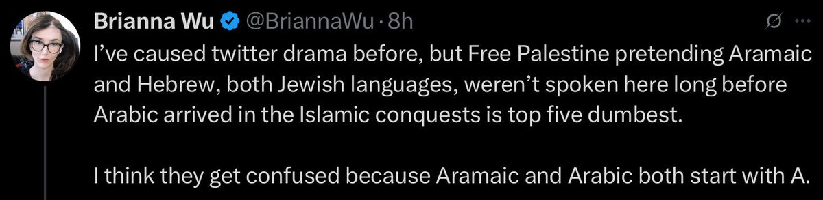dwdavison's tweet photo. Incredibly Brianna was able to go from having never heard of Aramaic to being an expert in the topic in just six hours. Truly a dazzling intellect. https://t.co/VIDCvTBYzZ