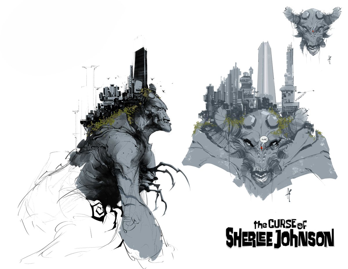 The Promised Land's concept sketches for The Curse of Sherlee Johnson (2023). Art by <a href="/jonathanglapion/">J.Glapion</a>
#Spawn
