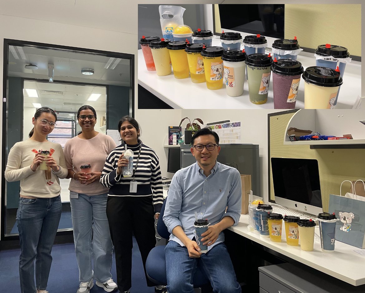Si Ming Man (@simingman1) on Twitter photo π Bubble tea for everyone in the lab! #celebration #papers #research #lablife π Bubble tea for everyone in the lab! #celebration #papers #research #lablife