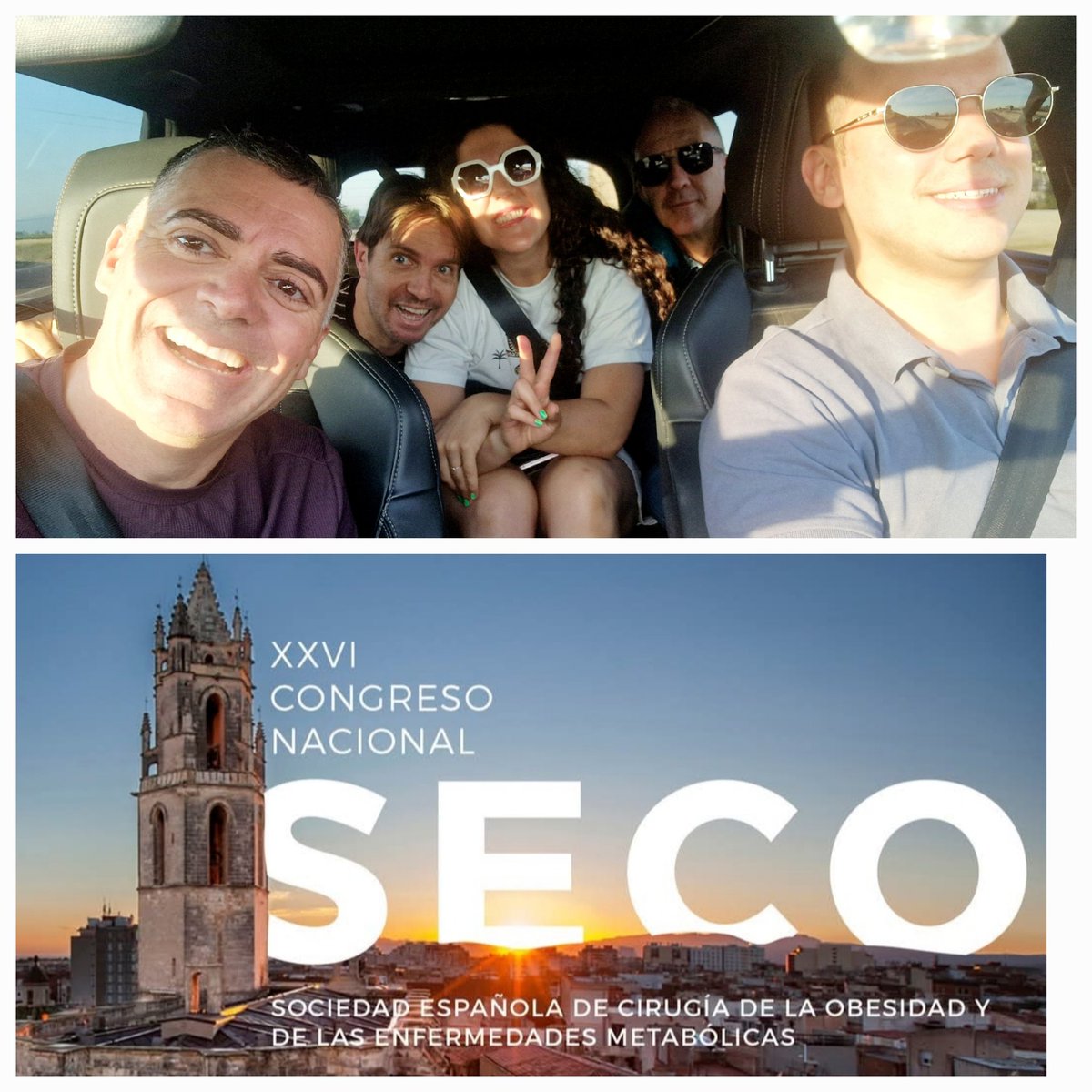 Obesidad Almería (@obesidadalmeria) on Twitter photo Emocionados y con muchísimas ganas de llegar a Reus, disfrutar del Congreso de la SECO y reencontrarnos con muchos amigos.
Para allá vamos...
<a href="/fsabench/">fsabench</a> <a href="/FrutosMd/">MD Frutos</a> <a href="/MarianMayo/">Marian Mayo Ossorio</a> <a href="/obesidadSECO/">Sociedad Española de Cirugía de la Obesidad</a> <a href="/aecirujanos/">aecirujanos</a> <a href="/TorrecardenasHU/">Hospital Universitario Torrecárdenas</a> Emocionados y con muchísimas ganas de llegar a Reus, disfrutar del Congreso de la SECO y reencontrarnos con muchos amigos.
Para allá vamos...
<a href="/fsabench/">fsabench</a> <a href="/FrutosMd/">MD Frutos</a> <a href="/MarianMayo/">Marian Mayo Ossorio</a> <a href="/obesidadSECO/">Sociedad Española de Cirugía de la Obesidad</a> <a href="/aecirujanos/">aecirujanos</a> <a href="/TorrecardenasHU/">Hospital Universitario Torrecárdenas</a>