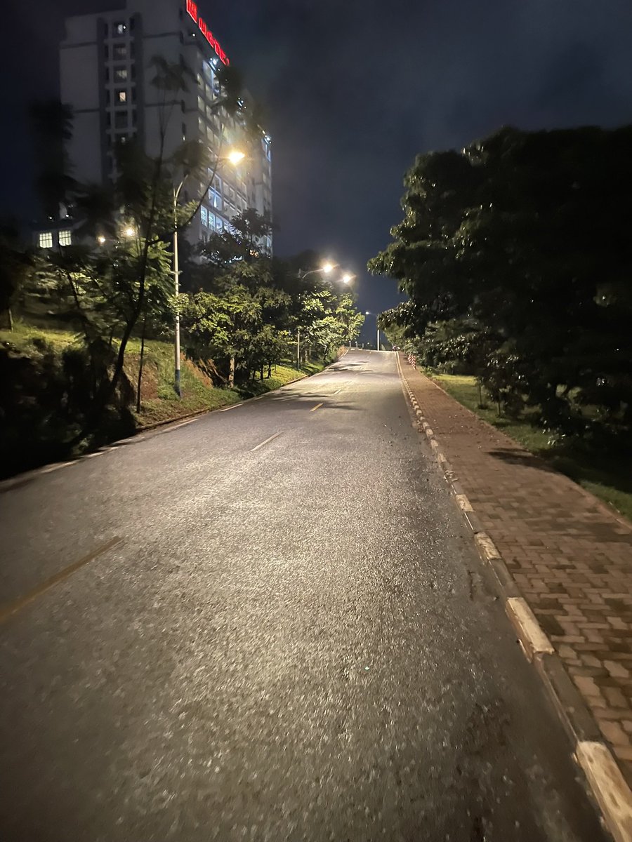 Walking to our hotel last night in Kigali. One lady, one white guy, and myself. No fear. It was a white girl doing this at 3 am in Ghana that made me decide to move there. Security and safety is where growth starts.