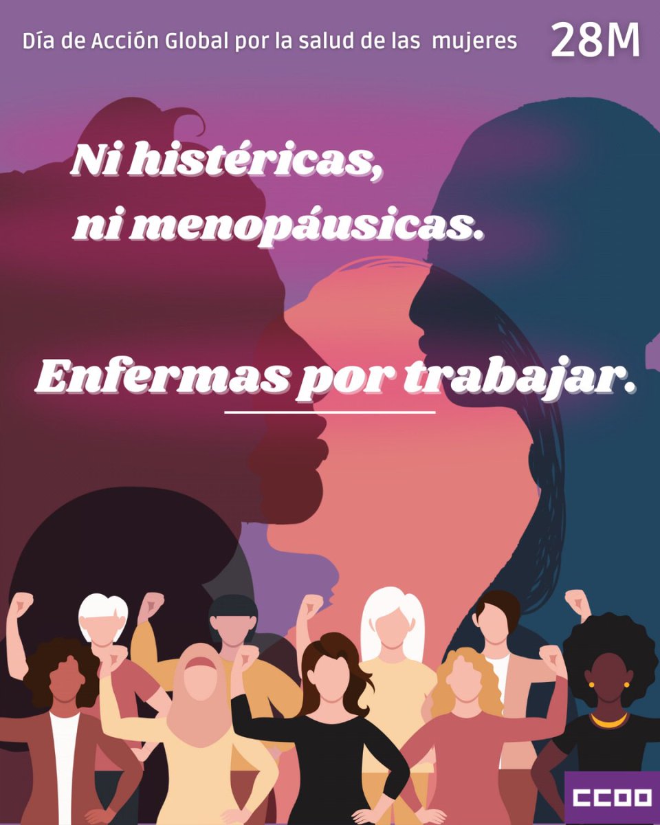 #28M CCOO reclama el reconocimiento de las enfermedades profesionales que afectan a las mujeres #DíaDeAcciónGlobalPorLaSaludDeLasMujeres ccoo.es/noticia:727383…