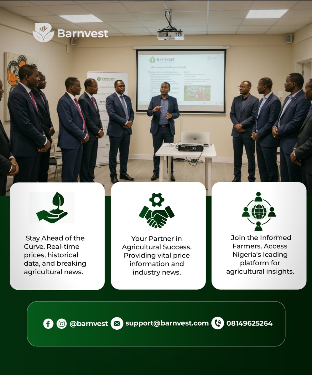 barnvest's tweet photo. Building a stronger agricultural ecosystem, one at a time. #Barnvest #NigerianAgriculture #AgriStartupNG #AgriTechNigeria https://t.co/wrNT8HauGu