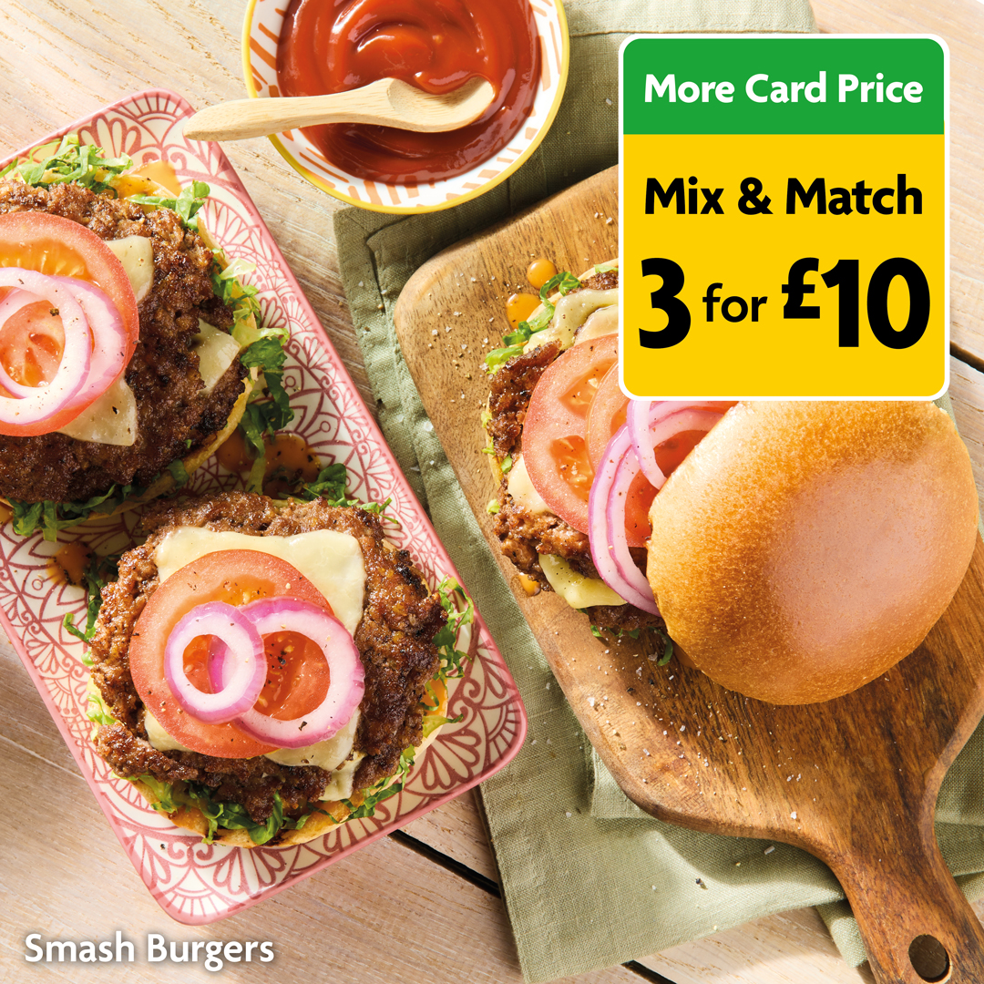 Morrisons's tweet image. Choose any 3 for just £10 - perfect for family meals or tasty midweek dinners 🥩 🐟