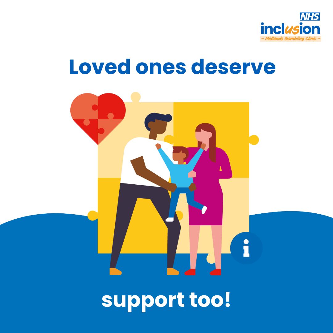 If you are experiencing harms from gambling, it’s likely that your loved ones are too - reach out to us today to see how we can help you all ❤️ 

For you:
orlo.uk/IsyVD

For your loved ones:
orlo.uk/38kMt
