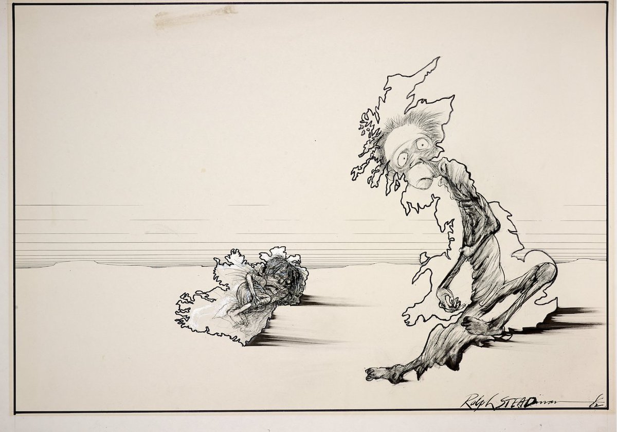 World Hunger Day—planet of plenty, bellies still empty. Golden arches glow while children fade. A grotesque feast of waste and willful blindness. Feed the world, not the machine.

 #WorldHungerDay #RalphSteadman