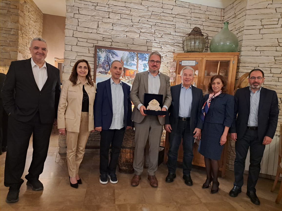 Farewell gathering for Dr. Michael Bauer, Konrad-Adenauer-Stiftung- Resident Representative to Lebanon.
Grateful for your tireless efforts in #Diplomacy, #Collaboration, #Building_Bridges and #Fostering_Peace
between #Germany and #Lebanon.
Wishing you continued success in all